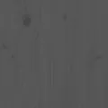 Banc de jardin gris 80x38x45 cm bois massif de pin