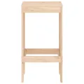 Tabourets de bar 2 pcs 40x36x75 cm bois massif de pin