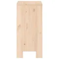 Tabourets de bar 2 pcs 40x36x75 cm bois massif de pin
