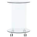 Table basse 45 x 40 x 58 cm Verre trempé