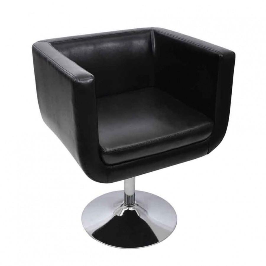 Chaise de bar Noir Similicuir