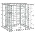 Banc de jardin avec panier en gabion bois massif de douglas
