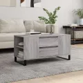 Table basse sonoma gris 102x44,5x50 cm bois d'ingénierie