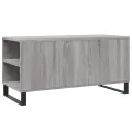 Table basse sonoma gris 102x44,5x50 cm bois d'ingénierie