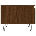 Tables basses 2 pcs chêne marron 50x46x35 cm bois d'ingénierie