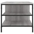 Table basse Sonoma gris 100x50x45 cm Bois d'ingénierie