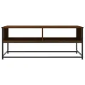 Table basse chêne marron 100x51x40 cm bois d'ingénierie