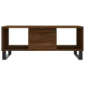 Table basse Chêne marron 90x50x36,5 cm Bois d'ingénierie