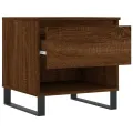 Tables basses 2 pcs chêne marron 50x46x50 cm bois d'ingénierie