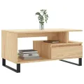 Table basse Chêne sonoma 90x49x45 cm Bois d'ingénierie