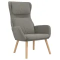 Chaise de relaxation Gris clair Velours