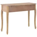 Table de console et coiffeuse avec 3 tiroirs Marron