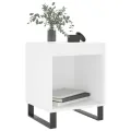 Tables de chevet 2 pcs blanc 40x35x50 cm bois d’ingénierie
