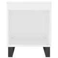 Tables de chevet 2 pcs blanc 40x35x50 cm bois d’ingénierie