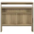 Table de bar avec 2 dessus de table Chêne 130 x 40 x 120 cm