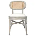 Chaises à manger lot de 6 gris Lin