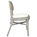 Chaises à manger lot de 6 gris Lin