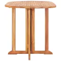 Table pliable de jardin papillon 120x70x75 cm Bois teck solide