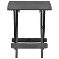 Table pliable de jardin anthracite 45x43x50 cm plastique