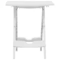 Table pliable de jardin 45,5x38,5x50 cm Blanc