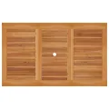 Table de jardin 150x90x75 cm Bois de teck massif