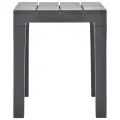 Bancs de jardin 2 pcs Moka Plastique