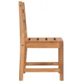 Chaises de jardin 6 pcs Bois de teck solide
