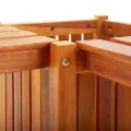 Banc de jardin et jardinière 117x117x40 cm Bois solide d'acacia