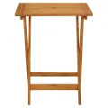 Table pliable de jardin 60x60x75 cm Bois d'acacia solide
