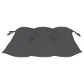 Chaises de jardin avec coussins anthracite 6 pcs Bois de teck