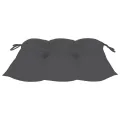Chaises de jardin avec coussins anthracite 8 pcs Teck massif