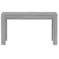 Table à dîner Sonoma gris 140x74,5x76 cm Bois d'ingénierie