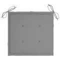 Chaises pliables de jardin 2 pcs avec coussins Bambou