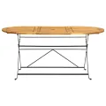Table de jardin 160x85x74 cm Bois d'acacia massif Ovale