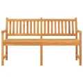 Banc de jardin 3 places avec table 150 cm Bois de teck massif