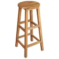 Tabourets de bar lot de 2 bois d'acacia massif