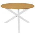 Table de salle à manger Blanc 120 x 75 cm MDF