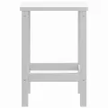 Table de jardin Adirondack Blanc 38x38x46 cm PEHD