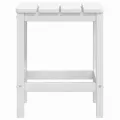 Table de jardin Adirondack Blanc 38x38x46 cm PEHD