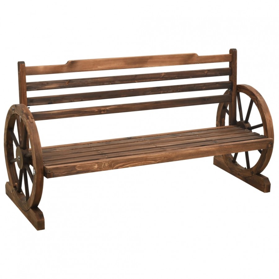 Banc de jardin 142 cm Bois de sapin massif