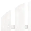 Chaise de jardin Adirondack 2 places Bois de sapin massif Blanc