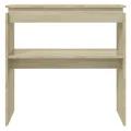 Table console Chêne sonoma 80x30x80 cm Aggloméré