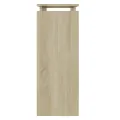 Table console Chêne sonoma 80x30x80 cm Aggloméré