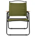 Chaises de camping 2 pcs Vert 54x55x78 cm Tissu Oxford