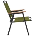 Chaises de camping 2 pcs Vert 54x55x78 cm Tissu Oxford