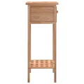 Table d'appoint avec tiroir 25x25x60 cm Bois massif de noyer