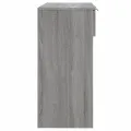 Table console Sonoma gris 90x36x75 cm Bois d'ingénierie