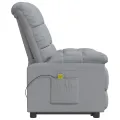 Fauteuil de massage Gris clair Tissu