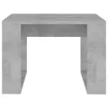 Table d'appoint Gris béton 50x50x35 cm Aggloméré