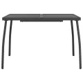 Table de jardin anthracite 110x80x72 cm Treillis d'acier
